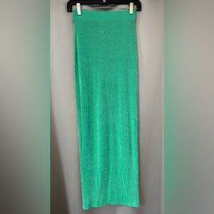 Princess Polly Long Green Skirt